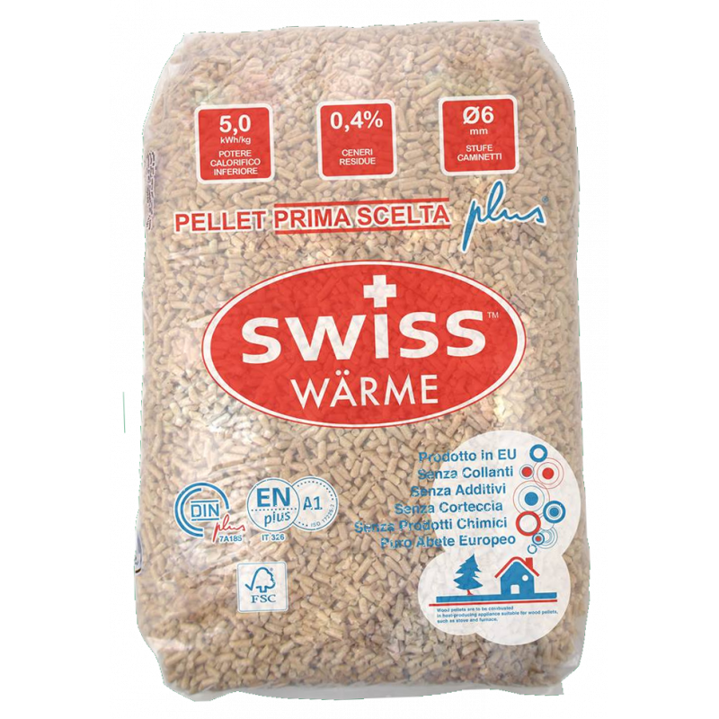 Pellet Swiss Warme EN+A1 DIN+